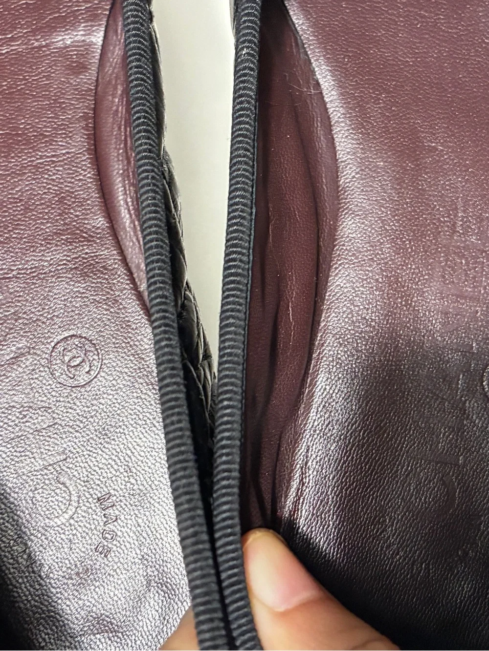 CHANEL Black Quilted Leather Ballet Flats with CC Medallion